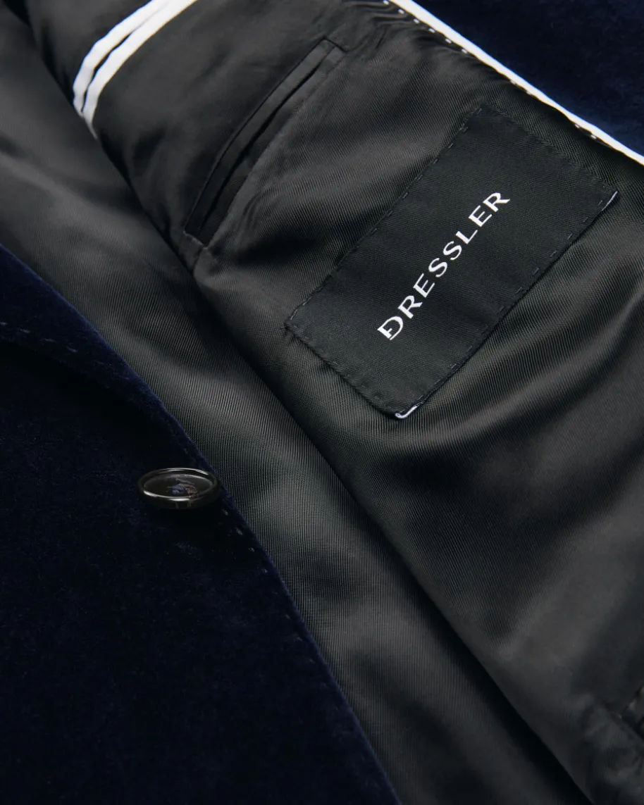 Safir Samt-Sakko Regular Fit aus Baumwolle