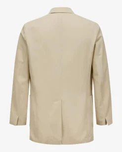 Sakko aus Baumwolle und Wolle