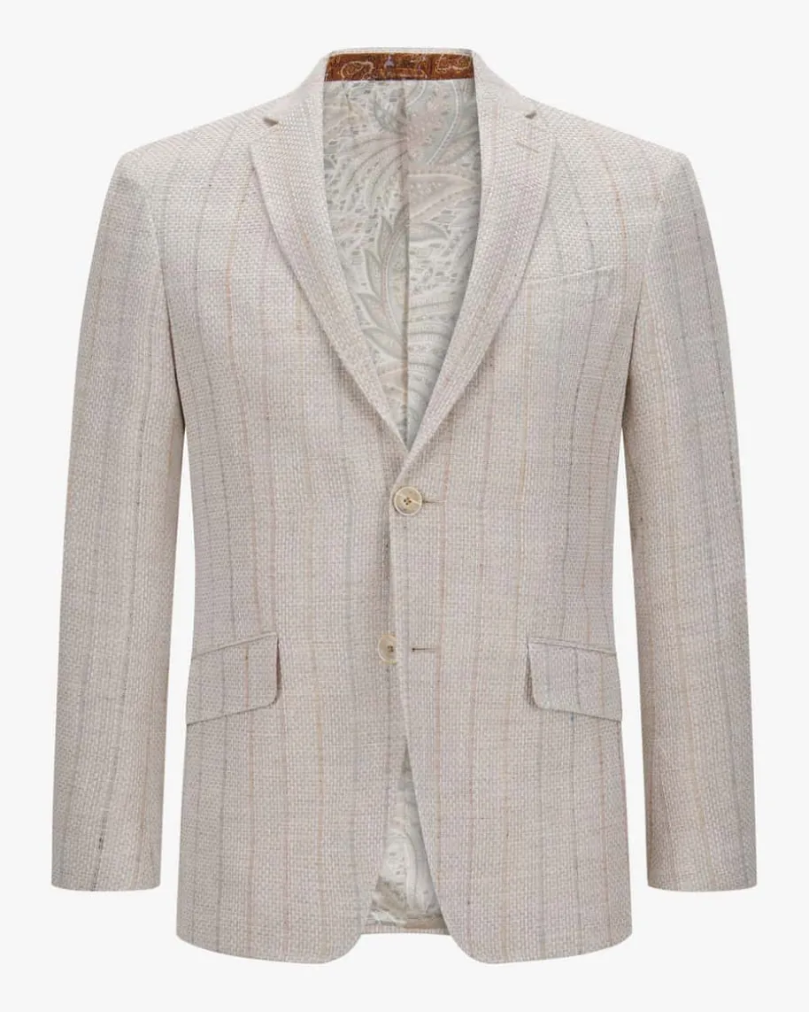 Sakko aus Baumwoll-Mix