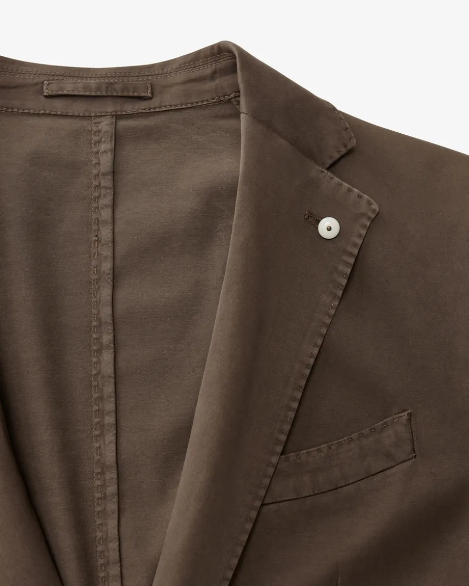 Sakko aus Baumwoll-Seiden-Mix