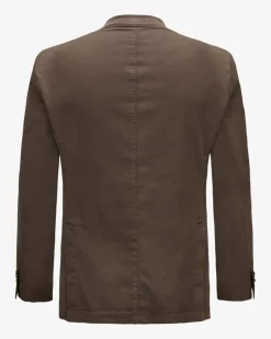 Sakko aus Baumwoll-Seiden-Mix