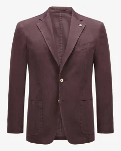 Sakko aus Baumwoll-Seiden-Mix