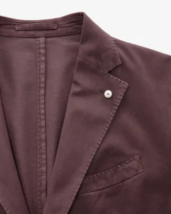 Sakko aus Baumwoll-Seiden-Mix