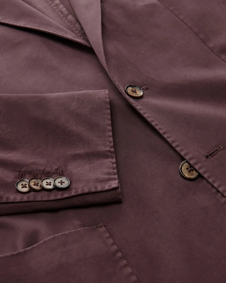 Sakko aus Baumwoll-Seiden-Mix