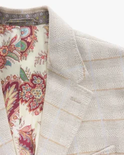 Sakko aus Baumwoll-Woll-Mix