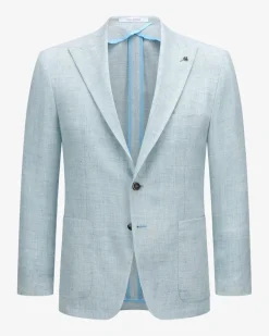 Sakko aus Leinen und Schurwolle