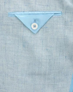 Sakko aus Leinen und Schurwolle