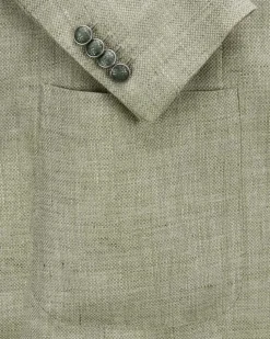 Sakko aus Leinen und Schurwolle