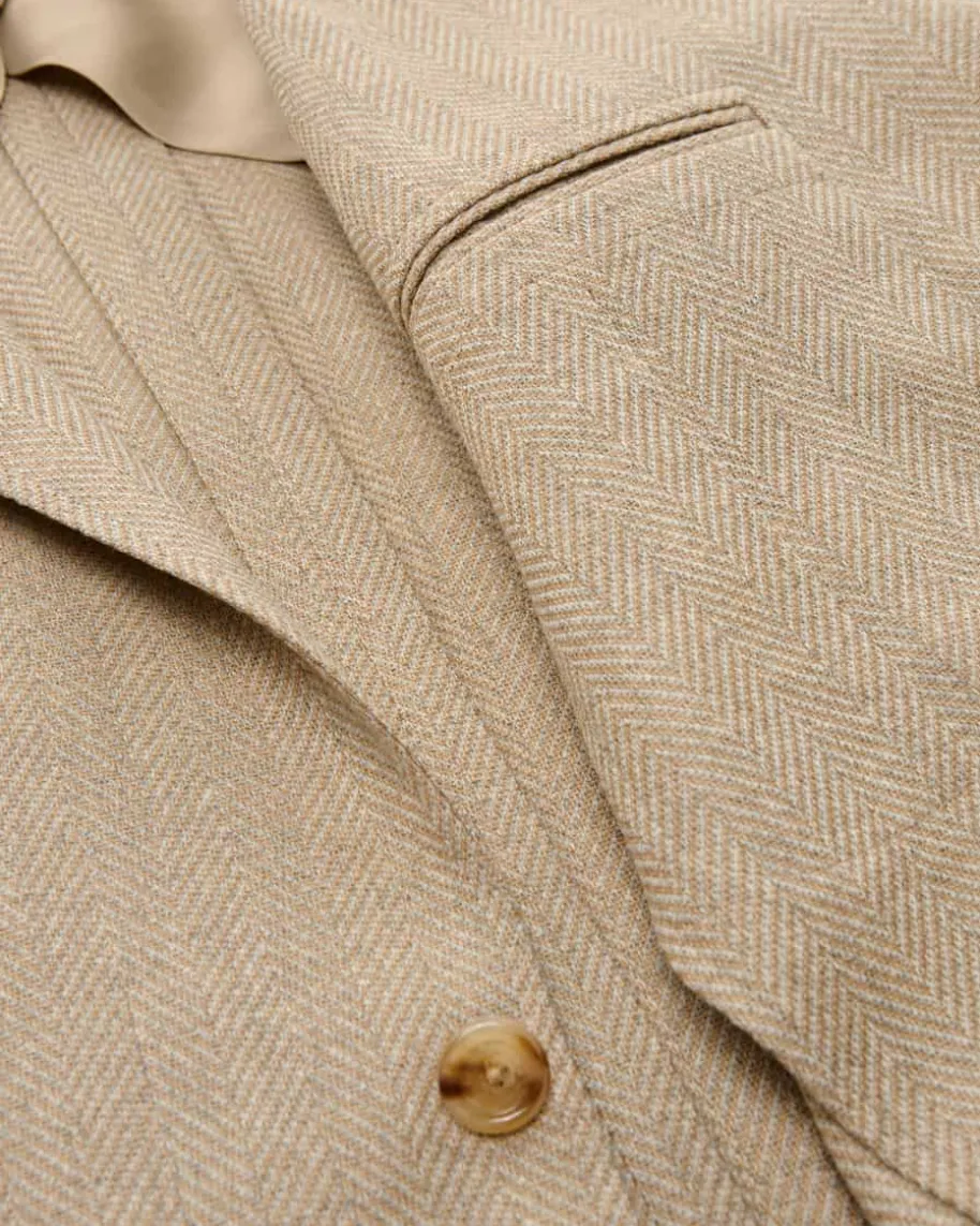 Sakko aus Schurwolle und Cashmere