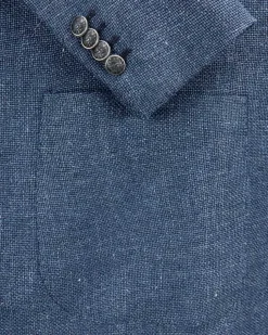 Sakko aus Schurwolle und Leinen