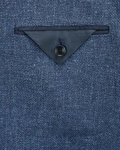 Sakko aus Schurwolle und Leinen