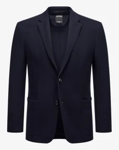 Sakko aus Wolle und Baumwolle