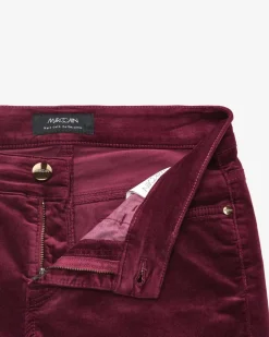 Samthose aus Baumwoll-Mix