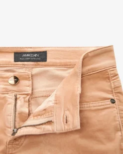 Samthose aus Baumwoll-Mix