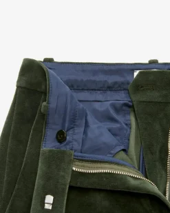 Samthose aus Baumwoll-Mix