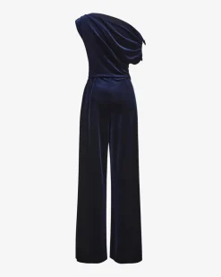 Samt-Jumpsuit