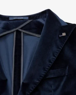 Samt-Sakko aus Baumwolle