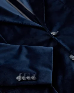 Samt-Sakko aus Baumwolle