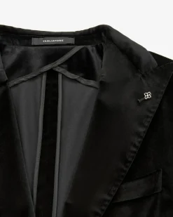 Samt-Sakko aus Baumwolle