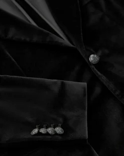 Samt-Sakko aus Baumwolle