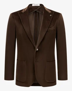 Samt-Sakko aus Baumwolle