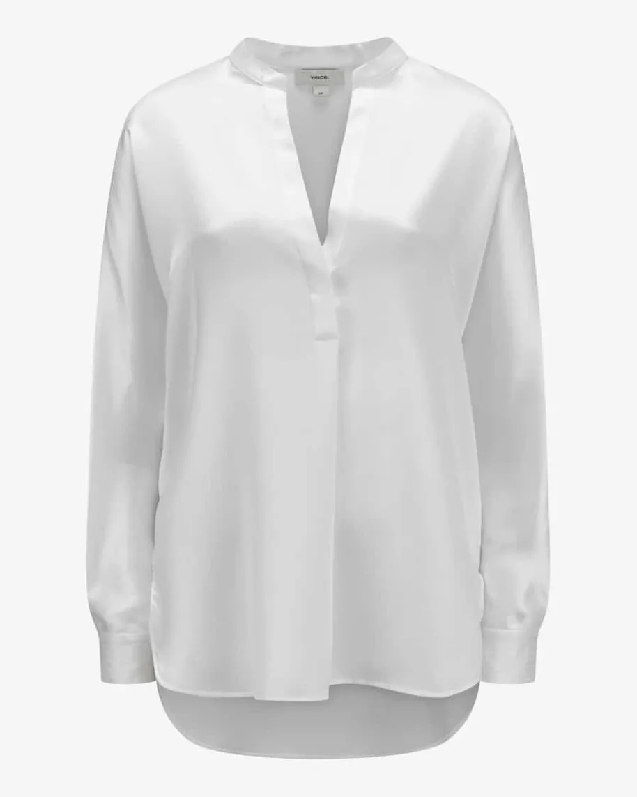 Seidenbluse Oversize Fit