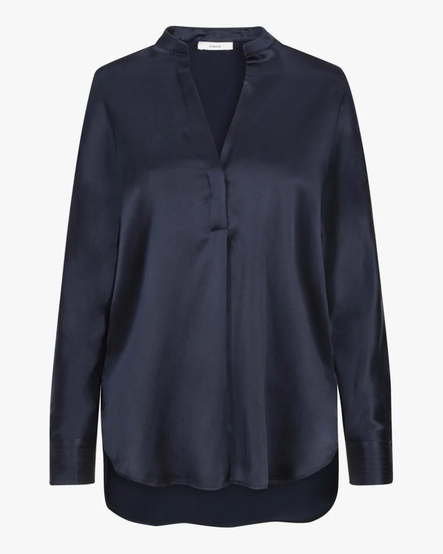 Seidenbluse Oversize Fit