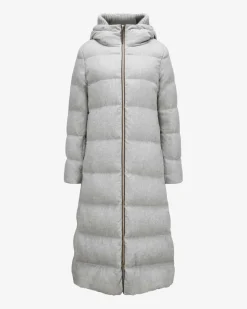 Seiden-Cashmere-Daunenmantel