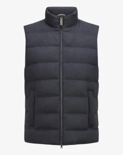 Seiden-Cashmere-Daunenweste