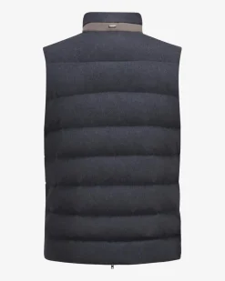 Seiden-Cashmere-Daunenweste