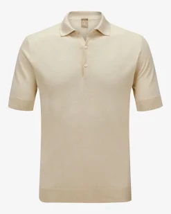 Seiden-Leinen-Poloshirt