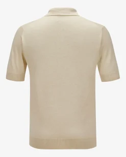 Seiden-Leinen-Poloshirt