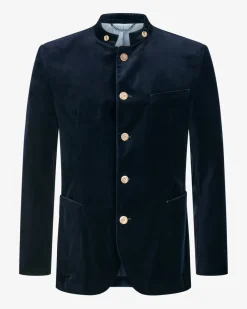 Sendling Trachten-Janker aus Baumwollsamt