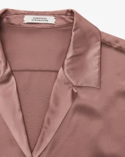 Sense of Shine Seiden-Blusenhirt