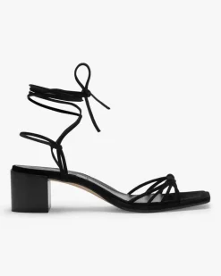 Serafina Kid Suede Riemchensandalen