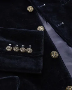 Silas Trachten-Samtjanker aus Baumwolle