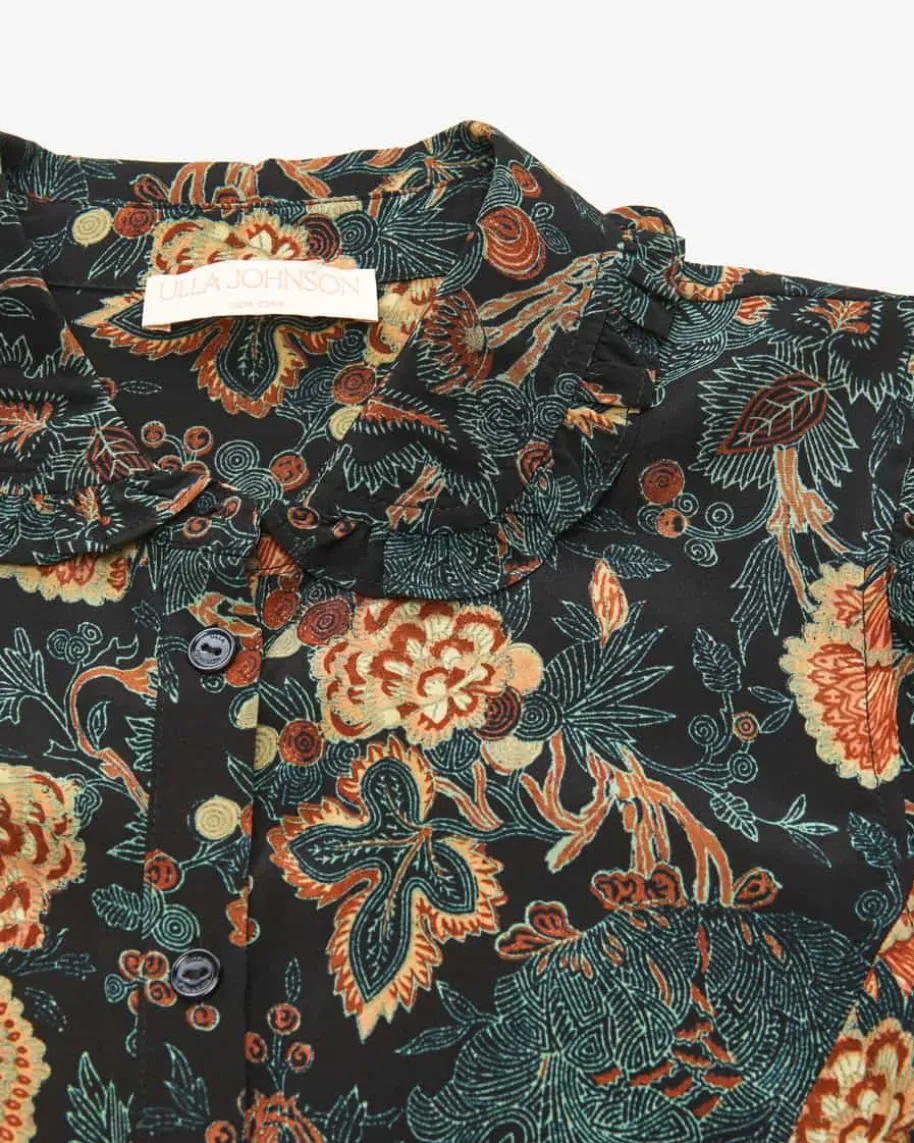 Simona Seiden-Blusenkleid