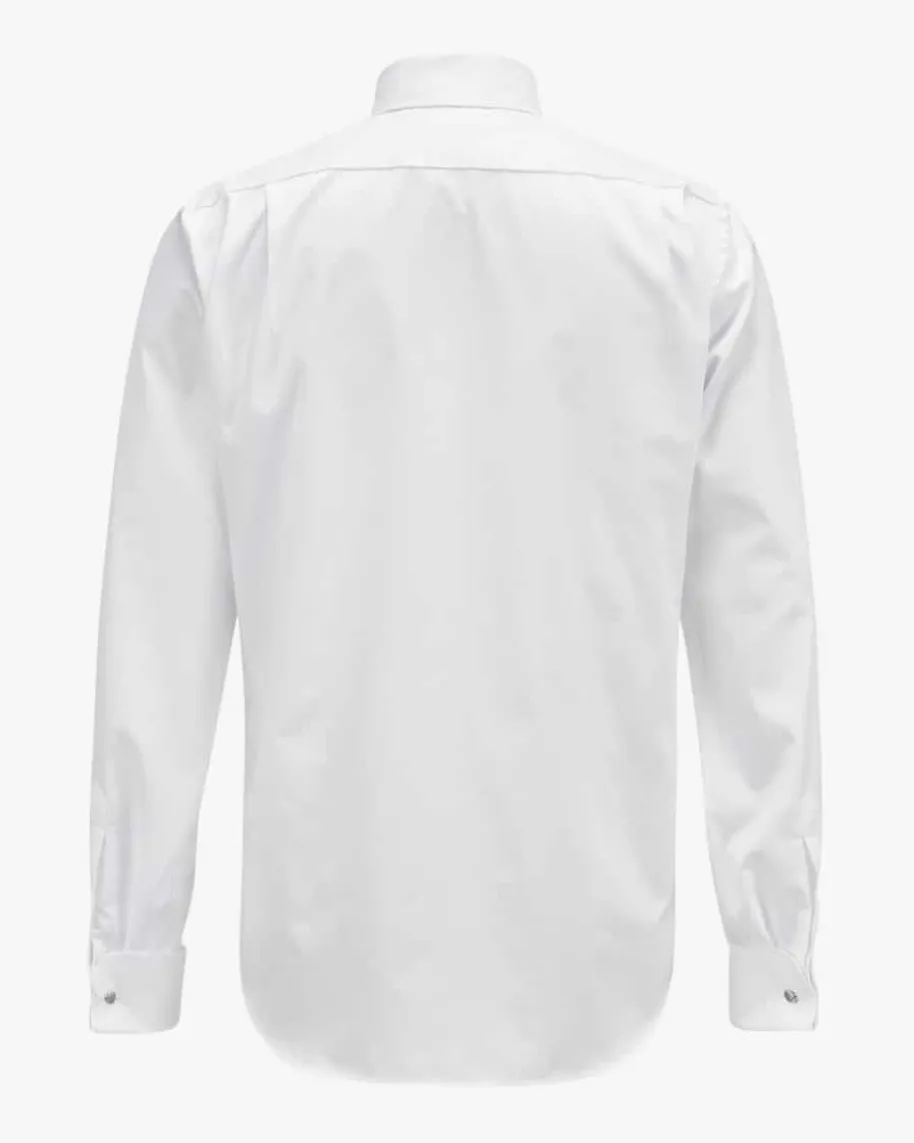 Smokinghemd Fitted Body Flatfront extra langer Arm