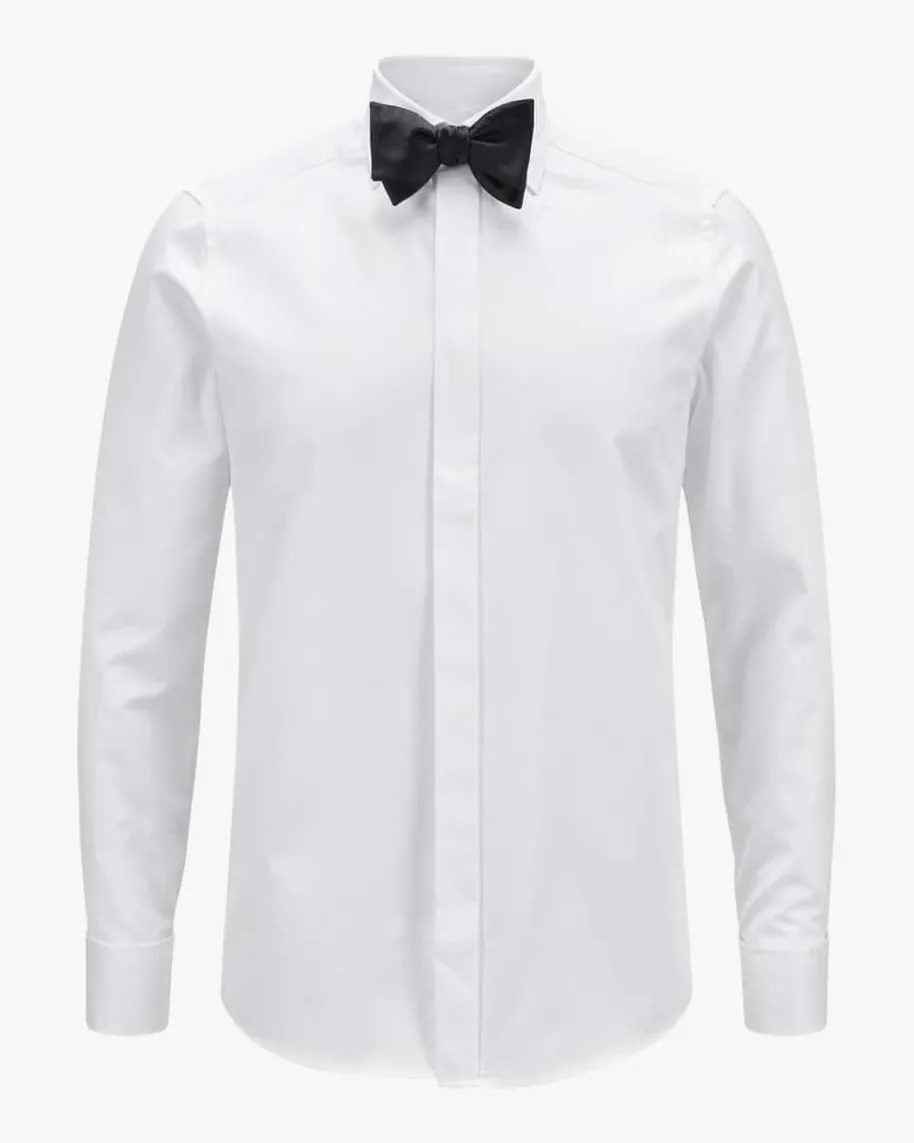 Smokinghemd Fitted Body Flatfront