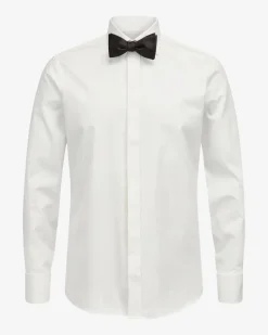 Smokinghemd Fitted Body Flatfront