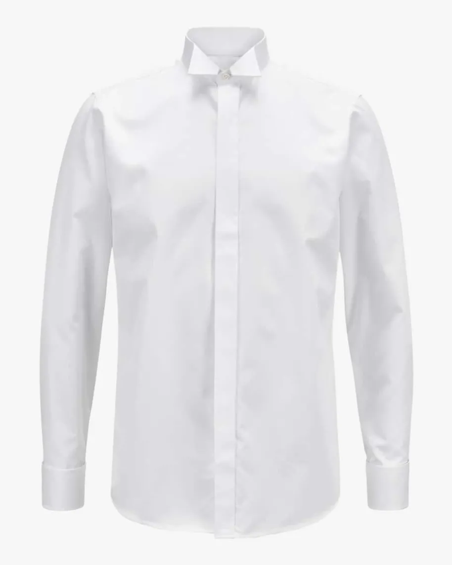 Smokinghemd Fitted Body Kläppchenkragen