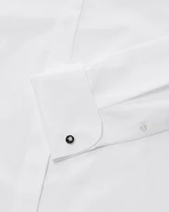 Smokinghemd Fitted Body Kläppchenkragen