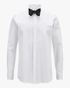 Smokinghemd Slim Fit Flat Front extra langer Arm