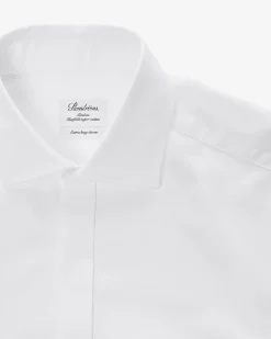 Smokinghemd Slim Fit Flat Front extra langer Arm