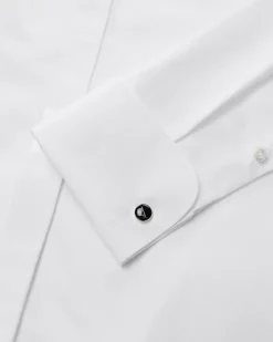 Smokinghemd Slim Fit Flat Front extra langer Arm