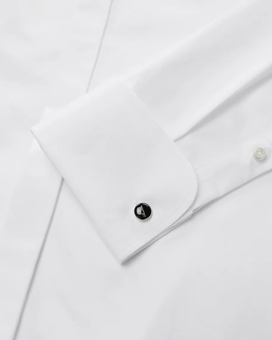 Smokinghemd Slim Fit Flat Front extra langer Arm