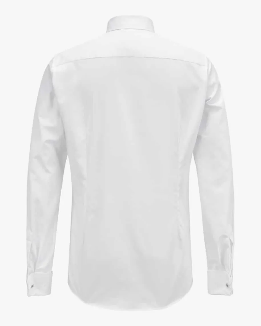 Smokinghemd Slim Fit Flat Front extra langer Arm