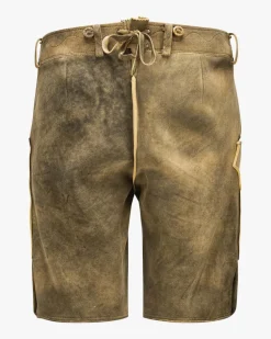 Sonntagshorn Lederhose kurz aus Hirschleder