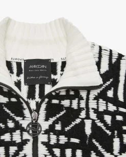 Strickjacke aus Baumwoll-Schurwoll-Mix