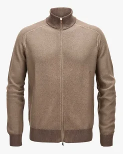 Strickjacke aus Cashmere und Seide